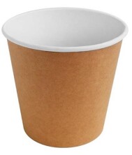Контейнер бумажный круглый для супа без крыш. 450мл D=98мм Uni цвет Крафт (х60/600)