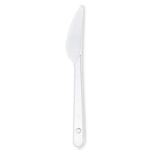 Нож столовый 18 см прозрачный Кристалл ЧД