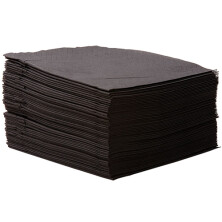 Салфетки бумажные БигПак 24х24 см 1-х слойные черные 400 шт.