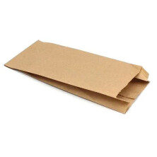 90х40х205мм Пакет бумажный для хот-догов с плоским дном крафт