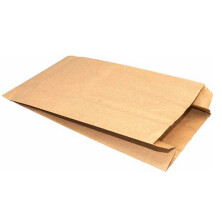 Пакет бумажный с плоским дном крафт40 140х60х250