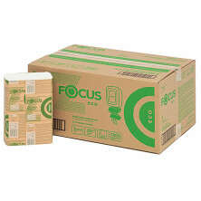 Полотенца бумажные листовые Focus Eco 5069958 Z-слож. 1-х сл. 250 л 12 шт