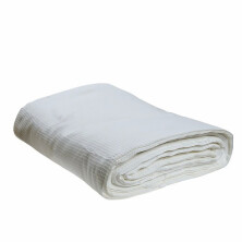 Ткань для полотенец вафельная, 130г/кв.м., ширина 40см, 50м в рулоне