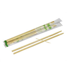 Палочки для еды 22,5-24см бамбук + зубочистка (х3000) (в индивид. упаковке)