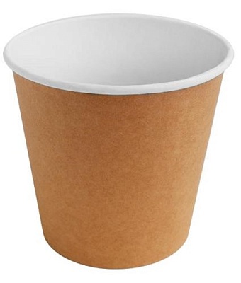 Контейнер бумажный круглый для супа без крыш. 450мл D=98мм Uni цвет Крафт (х60/600)
